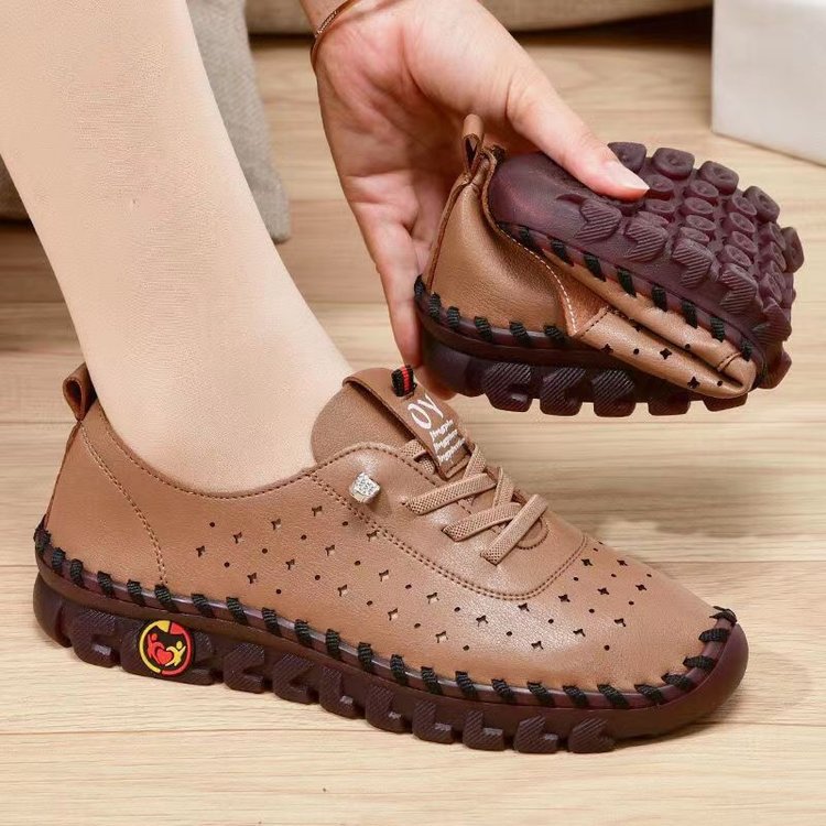 Damen Atmungsaktive Freizeitschuhe mit rutschfester Sohle und bequemem Fersenbereich EB