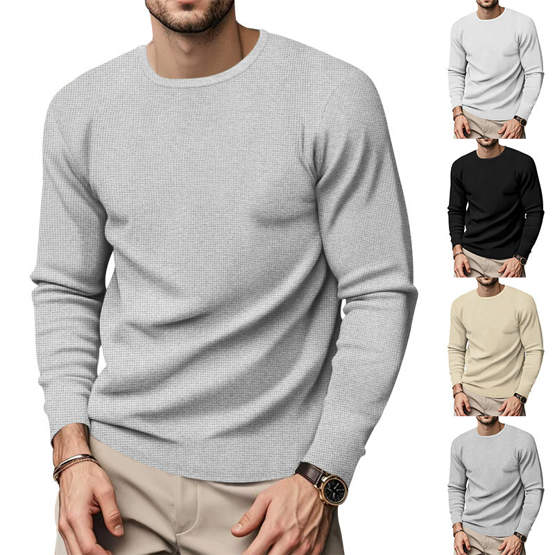 Herren lässiger Pullover aus atmungsaktivem Strukturstoff EB