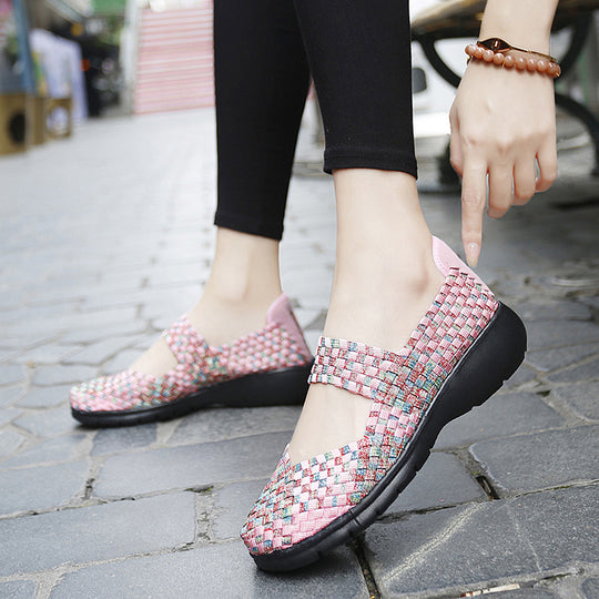 Damen Komfortable Ballerinas mit flexiblem Design und rutschfester Sohle EB