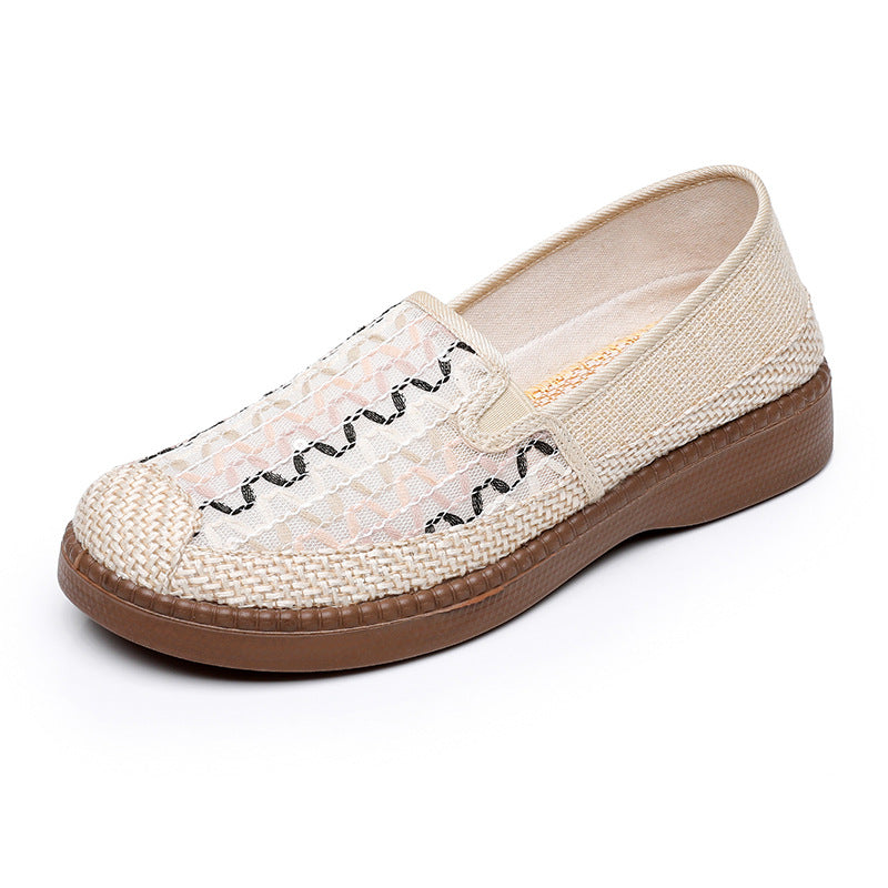 Damen Elegante und bequeme Slip-On Schuhe mit atmungsaktivem Design EB