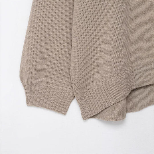 Damen gemütlicher Strickpullover EB