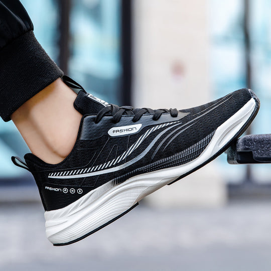 Damen Sportliche Dämpfungs-Sneaker mit atmungsaktivem Obermaterial EB