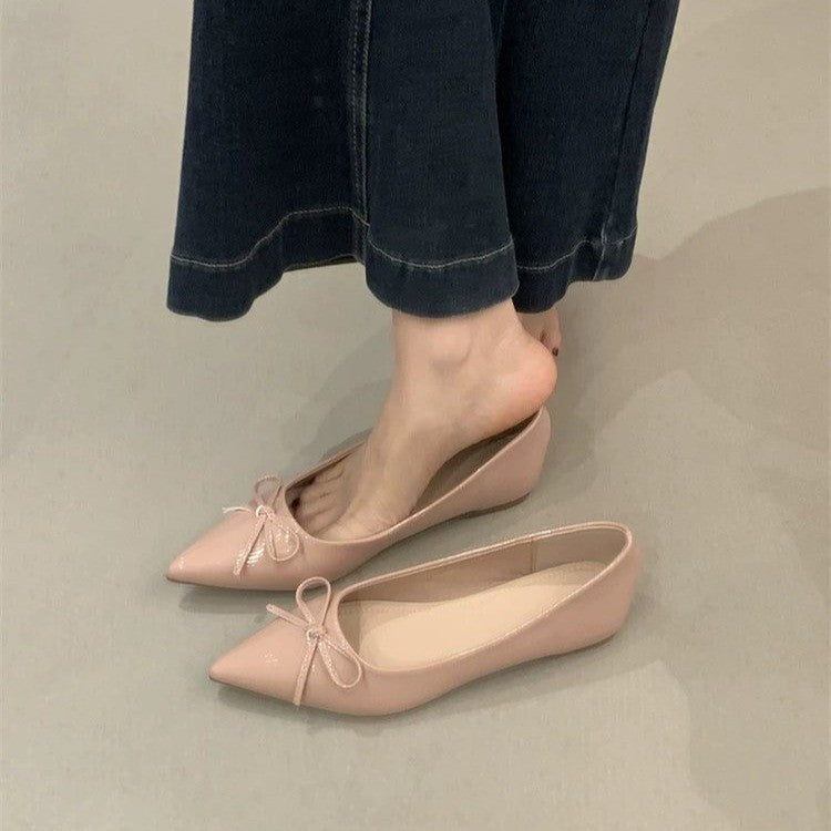 Damen Elegante Ballerinas mit zartem Schleifen-Detail und bequemer Passform EB