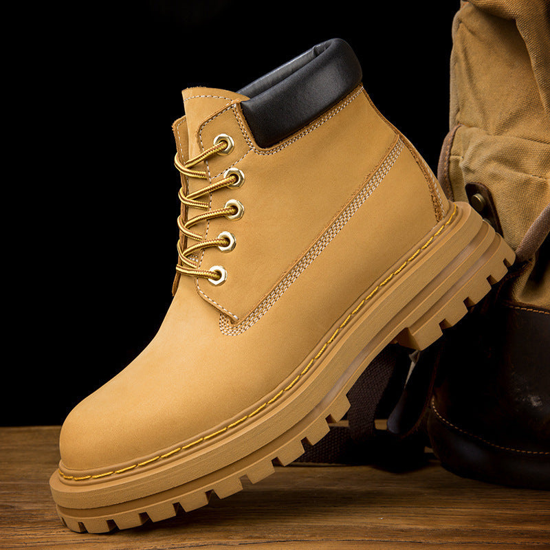 Damen robuste Schnürboots mit rutschfester Profilsohle und atmungsaktivem Obermaterial EB