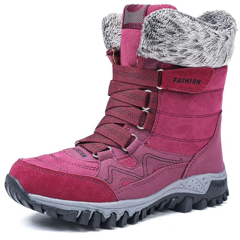 Damen Winterboots mit dicker isolierender Fütterung und rutschfester Sohle EB