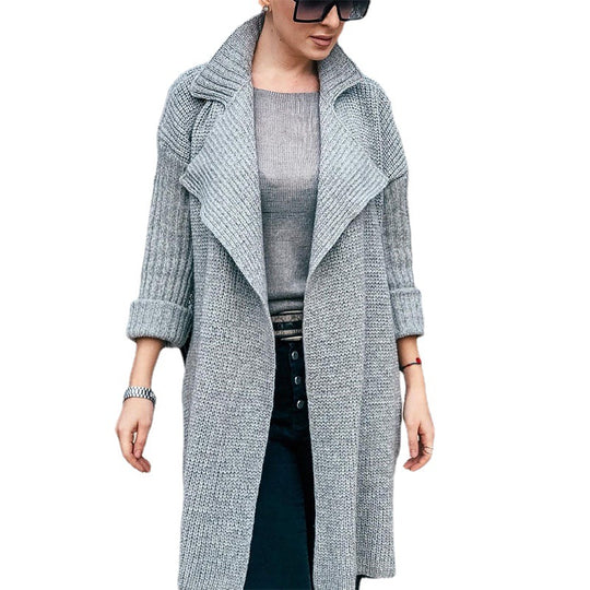 Damen oversized Strickmantel EB