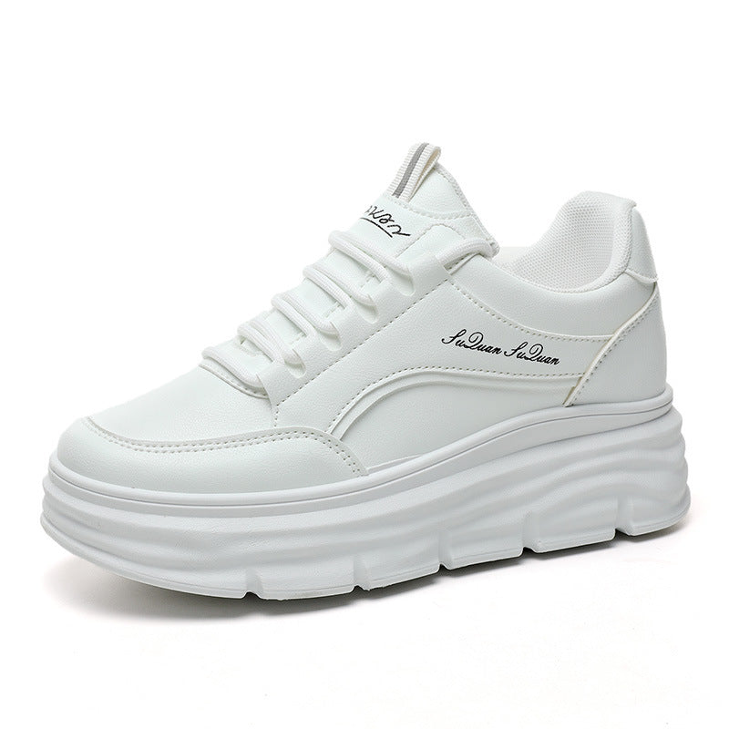 Damen modische Sneakers mit komfortablem Plateau und flexibler Sohle EB