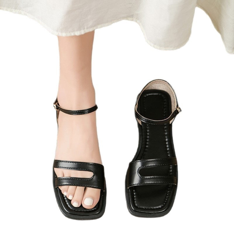 Damen Komfortable Sandalen mit verstellbaren Riemen und elegantem Design EB