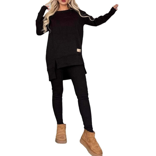 Damen Bequemes Lounge-Set mit modernem Oversized-Schnitt EB
