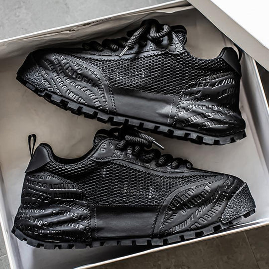 Damen atmungsaktive Sport-Sneaker mit innovativer Textur und rutschfester Sohle EB