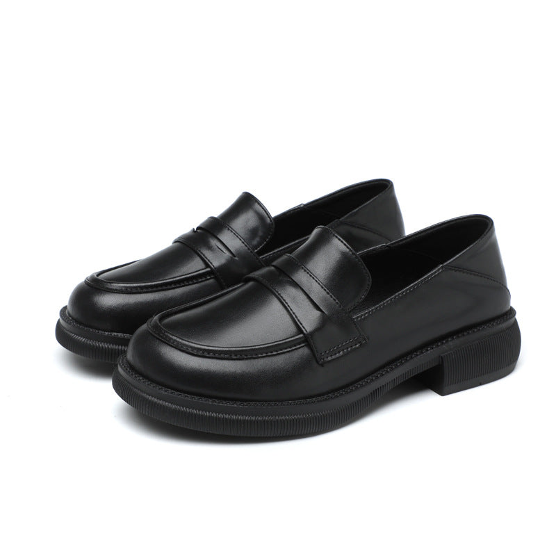 Damen Modische Mokassins mit hochwertigem Leder und rutschfester Sohle EB