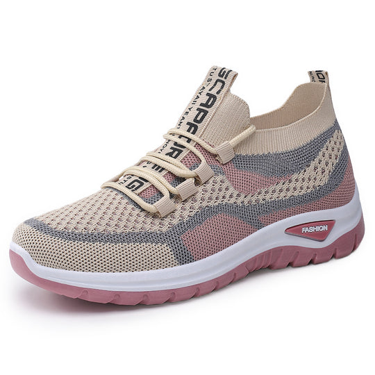 Damen Sportliche Freizeitschuhe mit atmungsaktivem Obermaterial und flexiblem Design EB