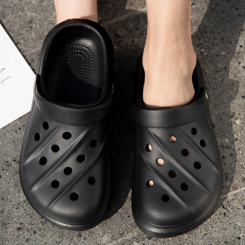 Damen Bequeme Clogs mit Luftlöchern EB