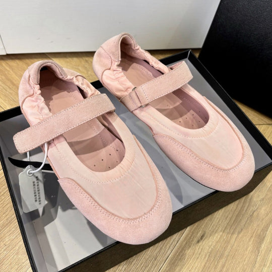 Damen Ballerinas mit verstellbarem Riemen EB