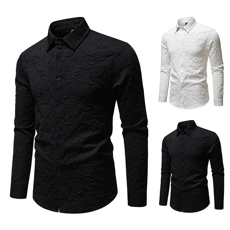 Herren Hemd mit strukturiertem Design EB