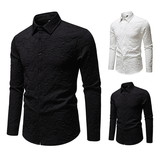 Herren Hemd mit strukturiertem Design EB