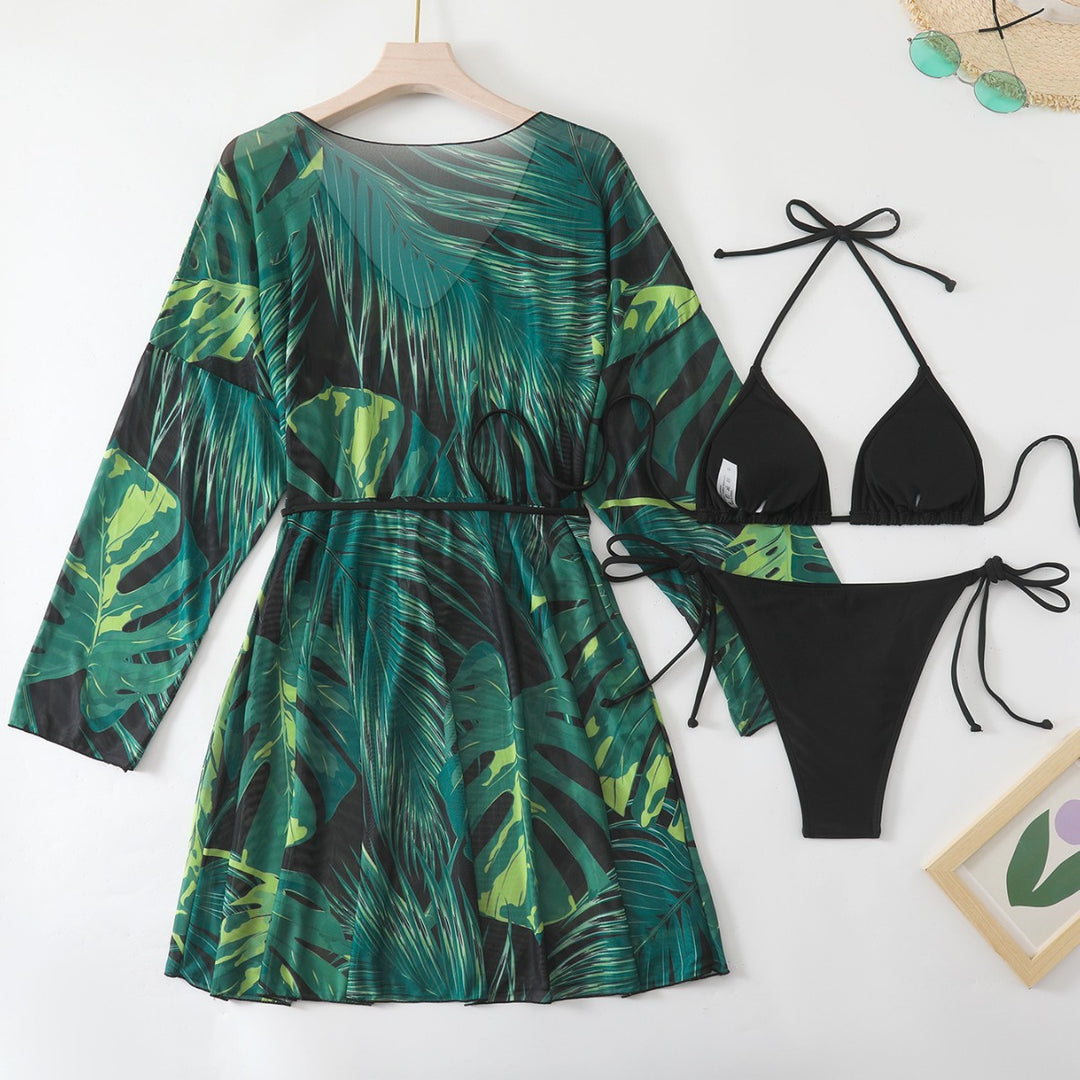 Damen Strandkleid mit passendem Bikini EB