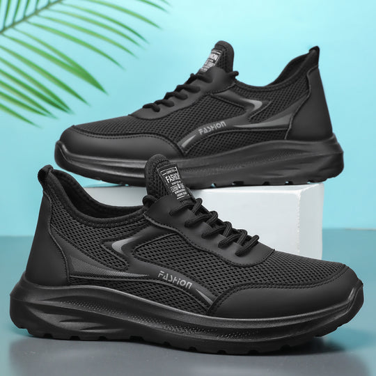 Damen Atmungsaktive Freizeitsneaker mit elastischer Sohle und rutschfester Laufsohle EB