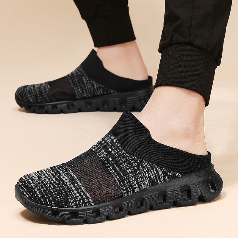 Damen Freizeitschuhe mit flexiblem Strick-Obermaterial und rutschfester Laufsohle EB