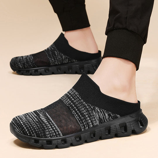 Damen Freizeitschuhe mit flexiblem Strick-Obermaterial und rutschfester Laufsohle EB