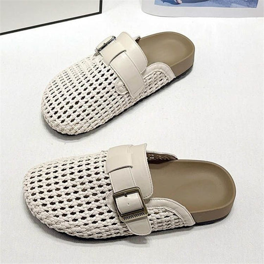 Damen komfortable Clogs mit modischem Riemendesign EB