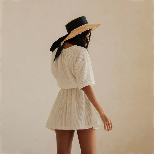 Damen sommerlicher Tunika-Kleid EB