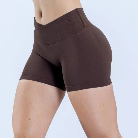 Damen Sportliche Shorts mit hohem Bund und figurformendem Schnitt EB