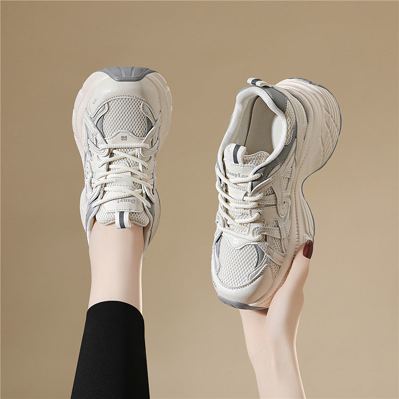 Damen Sportliche Fitness-Sneaker mit dämpfender Sohle und atmungsaktivem Obermaterial EB