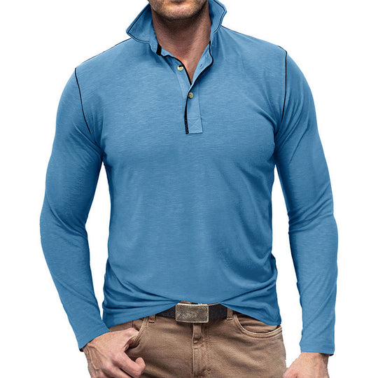 EB | Pique Pullover Slim Passform Weiches Baumwollgefühl Langärmliger Stylischer Passform