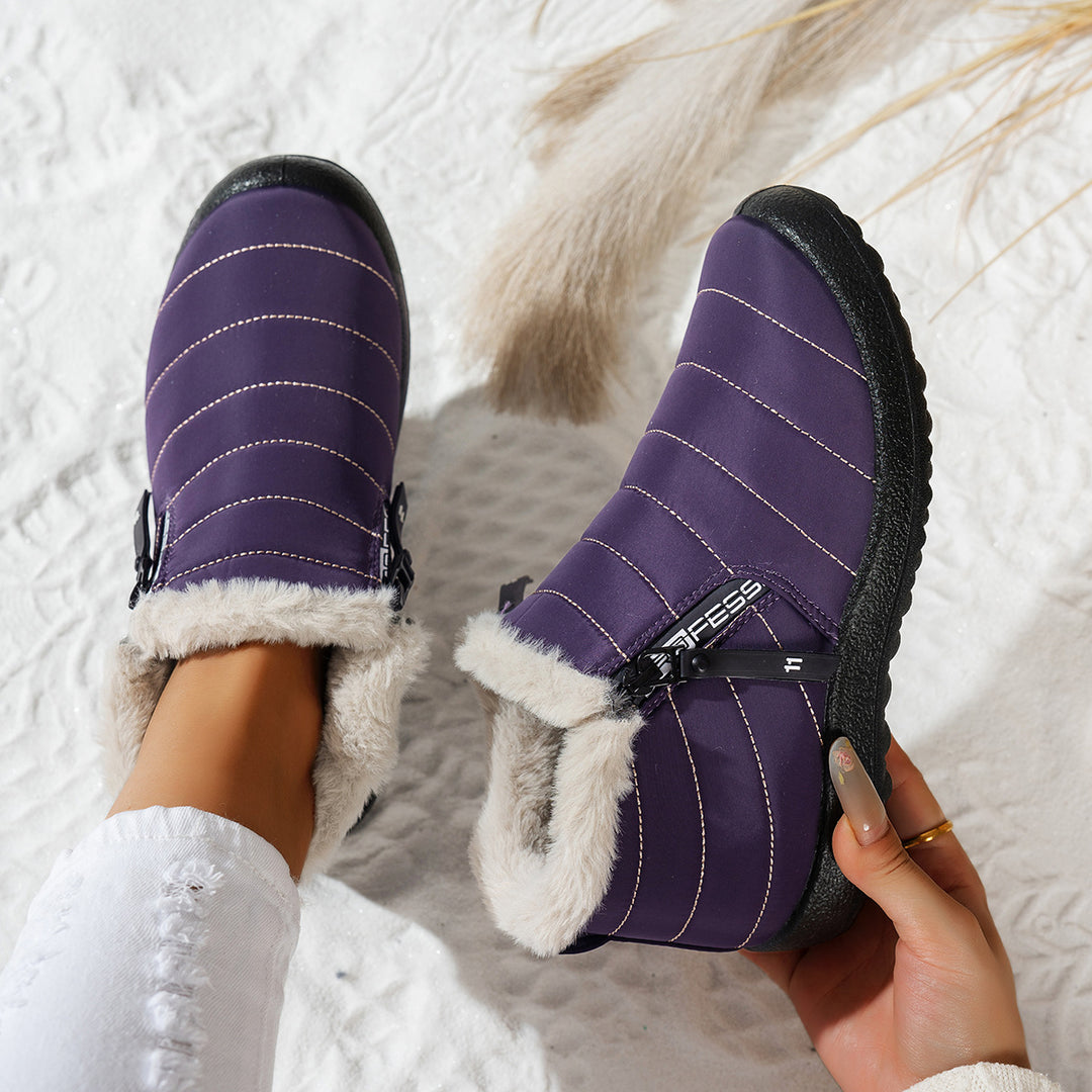 Damen Komfortable Winterboots mit kuscheligem Innenfutter EB