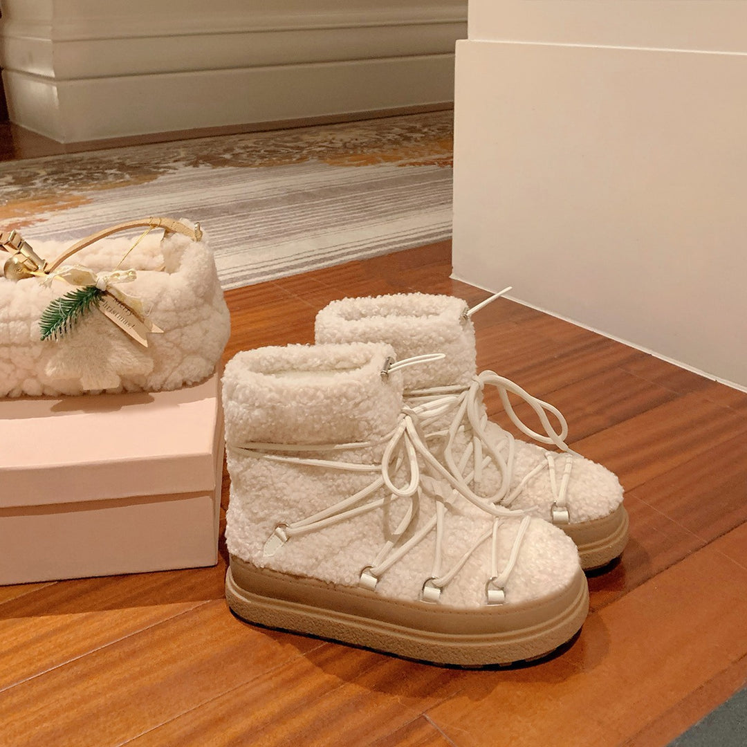 Damen Winterboots mit kuscheligem Innenfutter und rutschfester Sohle EB
