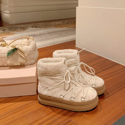 Damen Winterboots mit kuscheligem Innenfutter und rutschfester Sohle EB