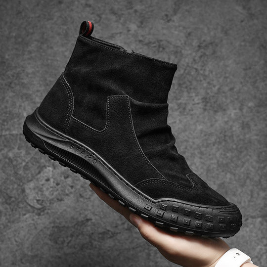 Damen Robuste Winterstiefel mit praktischem Reißverschluss und rutschfester Sohle EB