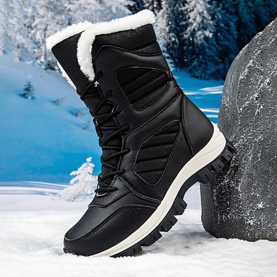 Damen Isolierte Stiefel mit rutschfester Sohle und weichem Innenfutter EB