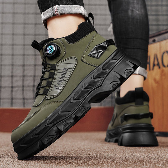 Damen Modische hohe Sneakers mit robustem Obermaterial und rutschfester Sohle EB
