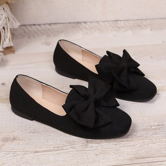 Damen Ballerinas mit modischer Schleifen-Applikation EB