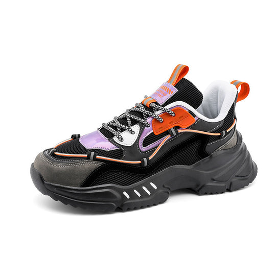 Damen Sportliche Streetwear-Sneaker mit gepolsterter Sohle und atmungsaktiver Struktur EB