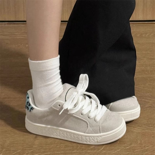 Damen Sneakers aus hochwertigem Wildleder mit modischem Design und bequemer Dämpfung EB