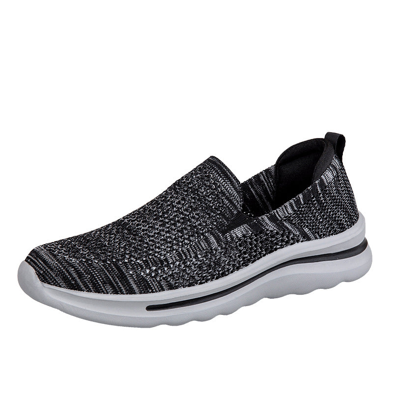 Damen Slip-On Sneakers aus atmungsaktivem Mesh mit komfortabler Sohle EB