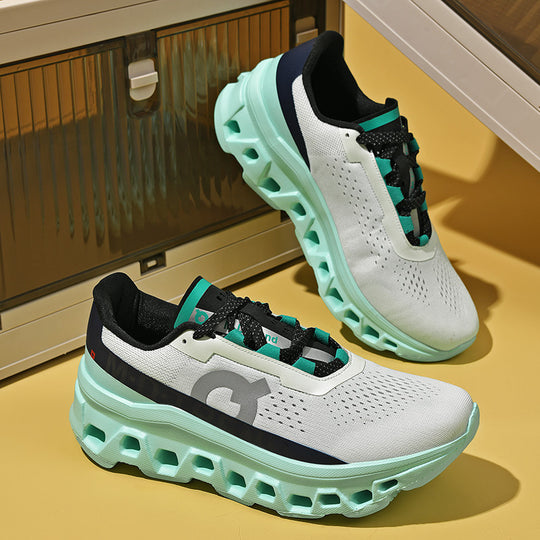 Unisex komfortable Performance-Laufschuhe mit extrahoher Dämpfung und belüftetem Mesh-Obermaterial EB