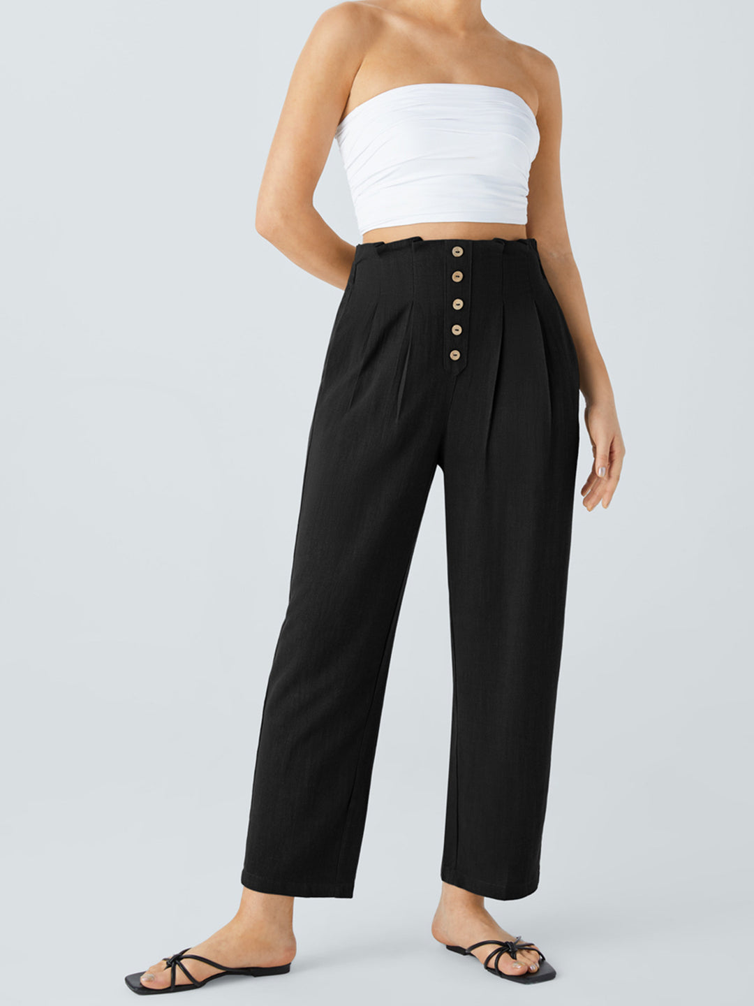 Damen Hochwertige Stoffhose EB