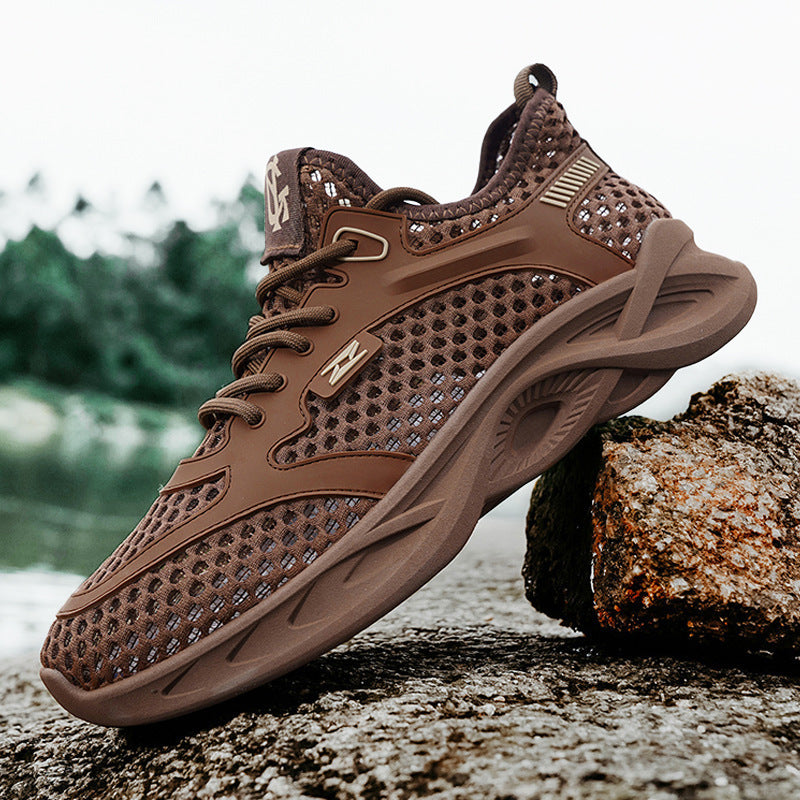 Damen Atmungsaktive Performance-Sneakers mit elastischem Obermaterial EB