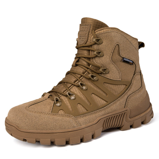 Herren robuste Trekkingstiefel mit wasserdichtem Obermaterial und rutschfester Sohle EB