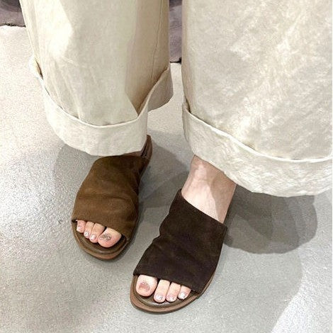 Damen bequeme und stilvolle Riemensandalen mit weichem Obermaterial EB