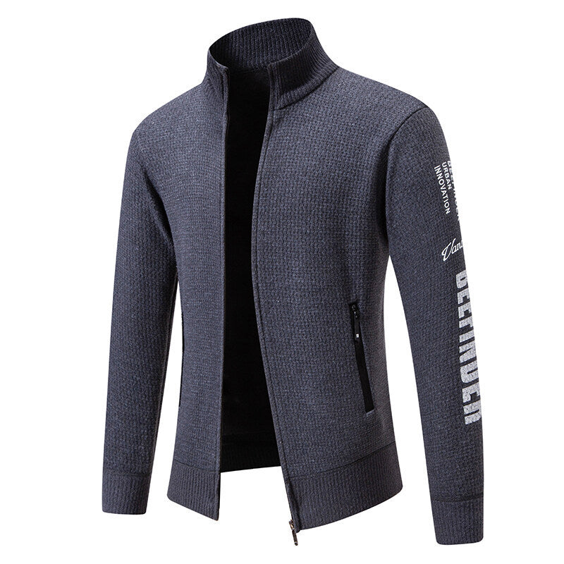 Herren Steppjacke mit hohem Kragen und praktischen Taschen EB