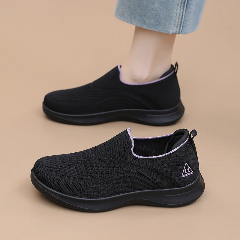 Damen Atmungsaktive Slip-On Sport-Sneaker EB