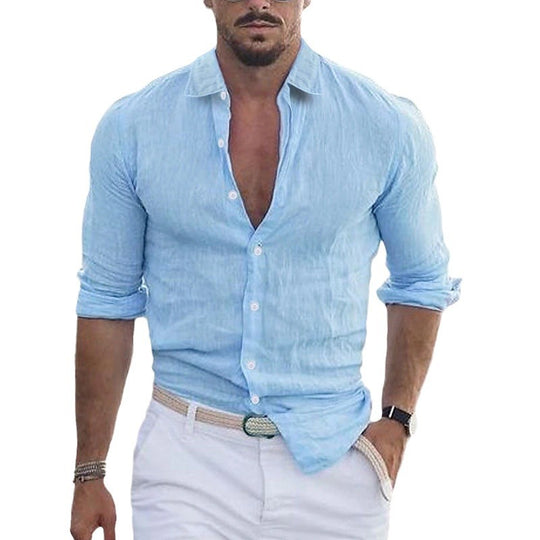 Herren Premium Hemd mit modernem Slim-Fit Schnitt und hautfreundlicher Textur EB