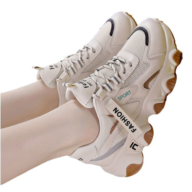 Damen Sportliche Sneakers mit atmungsaktiver Mesh-Oberfläche und ergonomischer Dämpfung EB