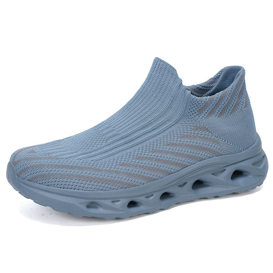 Damen Atmungsaktive Slip-On Laufschuhe mit flexibler Sohle EB