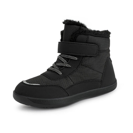 Damen gefütterte Winterstiefel mit praktischem Klettverschluss EB